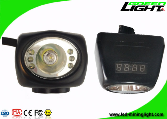 Écran léger rechargeable d'affichage à cristaux liquides d'exploitation de lampe de chapeau d'intense luminosité pour l'industrie minérale