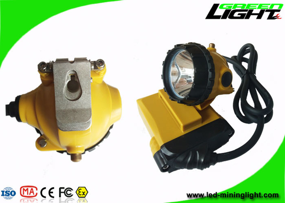 Les mineurs en aluminium couvrent la lampe, batterie du phare IP68 LED 10.4Ah SAMSUNG de casque antichoc