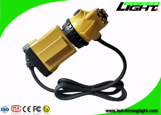 Les mineurs en aluminium couvrent la lampe, batterie du phare IP68 LED 10.4Ah SAMSUNG de casque antichoc
