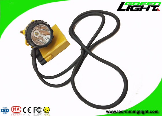 Les mineurs en aluminium couvrent la lampe, batterie du phare IP68 LED 10.4Ah SAMSUNG de casque antichoc