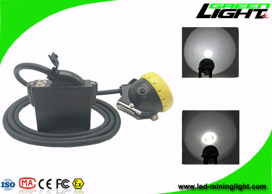 7.8Ah Li - lampe de casque antichoc d'éclat du chargeur 10000lux d'Ion Battery Mining Cap Lights USB