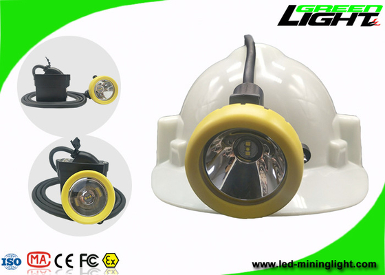 7.8Ah Li - lampe de casque antichoc d'éclat du chargeur 10000lux d'Ion Battery Mining Cap Lights USB
