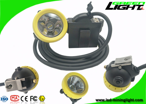 7.8Ah Li - lampe de casque antichoc d'éclat du chargeur 10000lux d'Ion Battery Mining Cap Lights USB