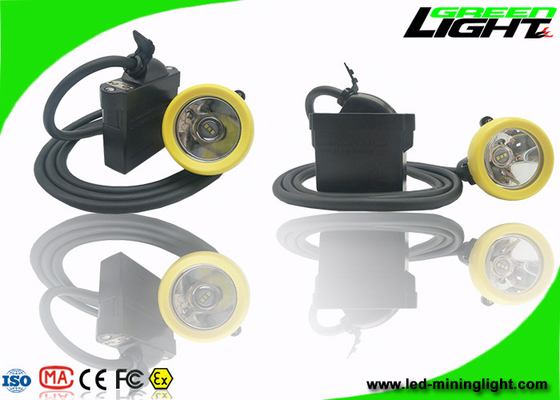 chargeur d'USB d'éclat de la lumière 10000lux de casque de mineurs de 1.67W IP68 garantie de 1 an