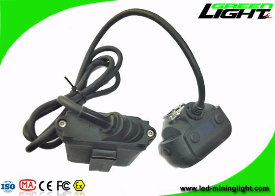 Le chapeau d'exploitation de la double poutre LED allume la batterie Matetial antistatique de 15000lux 10.4Ah Panasonic