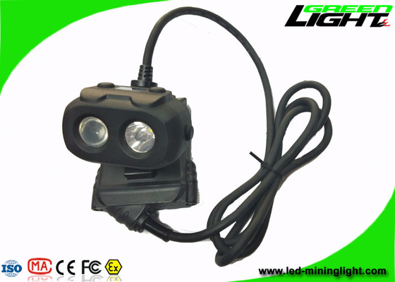 Le chapeau d'exploitation de la double poutre LED allume la batterie Matetial antistatique de 15000lux 10.4Ah Panasonic