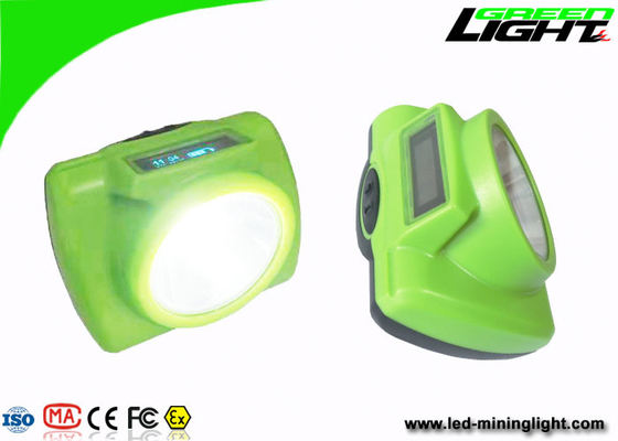 Temps de extraction portatif de l'écran 13000lux IP68 14-16hours Woking d'Oled de lampe de lumières de chapeau