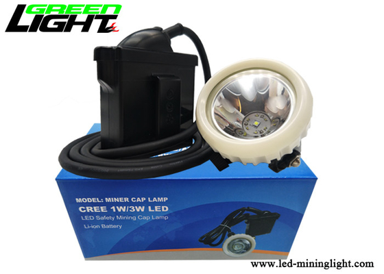 Lampe rechargeable de Li - d'Ion Battery Led Miners Cap 16 heures d'éclat du temps de travail 10000lux