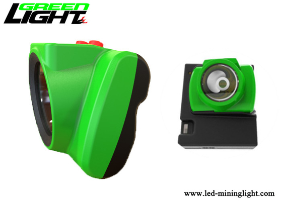 L'intense luminosité 25000lux a mené le matériel vert imperméable de la lampe de mineurs ABS/PC résistant aux chocs