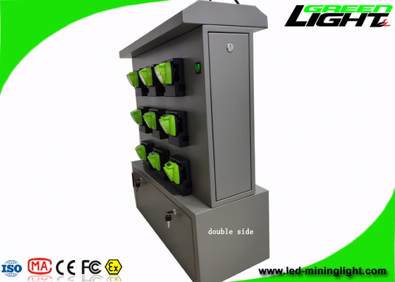 Lampe de chapeau GLC-6 sans fil extrayant des lumières de casque antichoc chargeant le support du double côté de 18 unités