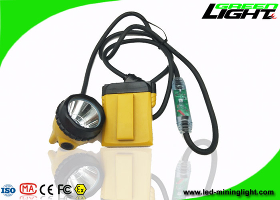 Le phare 10.4Ah 25000lux de mineurs de la prévention LED d'explosion câblent la lumière clignotante