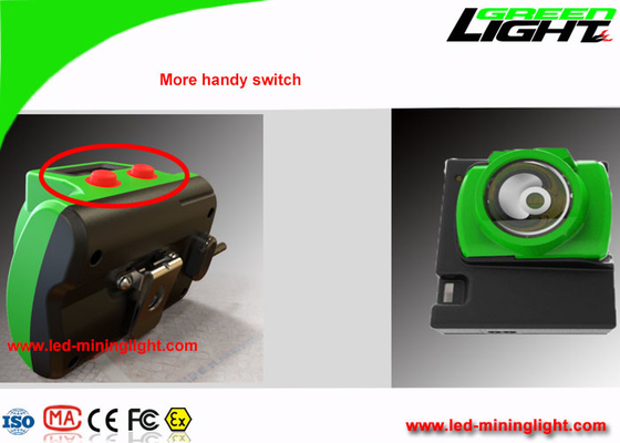 Le casque antichoc de extraction sans fil de lampe de chapeau de mineurs allume 25000 Lux Waterproof IP68 ignifuge