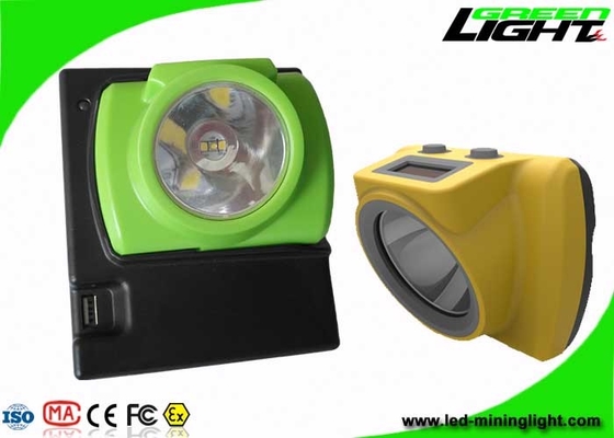 Cheminement personnel de sécurité de commutateur pratique résistant aux chocs de 25000 Lux Cordless Mining Cap Lights