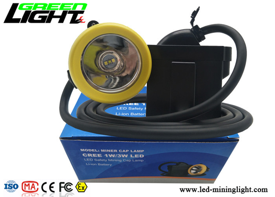 Remplissage rapide mené rechargeable souterrain d'USB de soutien de matériel d'ABS de phare de lampe de chapeau