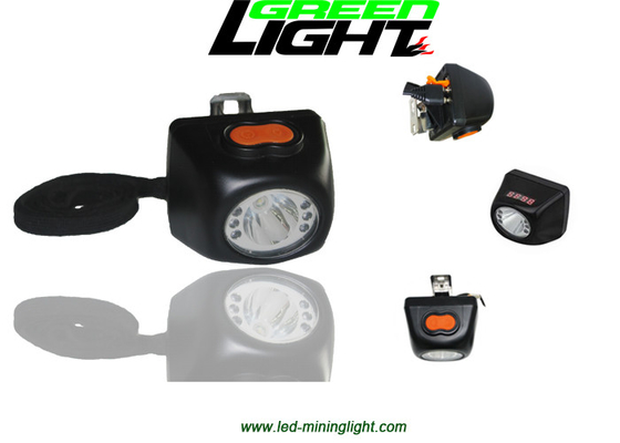 Éclat de petite taille de la lampe de chapeau de mineurs de LED 8000LUX 221lum avec l'écran de Digital