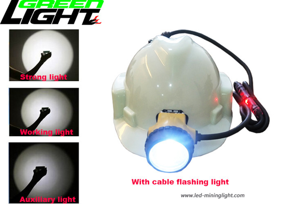 "copies claire" du paquet 800mA 4 de batterie de la lampe de chapeau de mineurs d'IP68 LED 25000lux 10.4Ah SAMSUNG