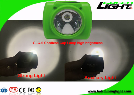 Lampe de chapeau sans fil de mineurs de Digital LED extrayant la batterie des lumières 13000Lux 6.8Ah de casque antichoc