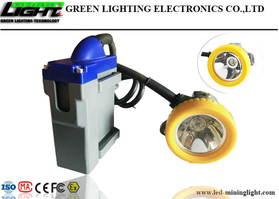 La lampe de chapeau de mineurs de CREE Chips LED 15000lux adoptent la batterie au lithium 6.6Ah rechargeable
