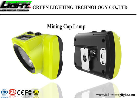 Capacité de batterie de la lampe de chapeau de mineurs des masques LED IP68 6.8Ah avec l'écran d'OLED