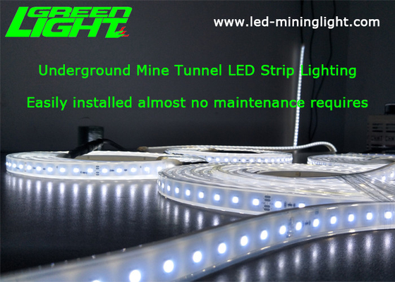 Faciles explosifs menés blancs chauds des lumières de bande de tunnel souterrain anti 60 LED installés