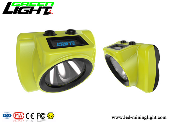 transmittance sans fil 99% de lentille de verre trempé de lampe de chapeau de mineurs menés de 18000lux 385lum