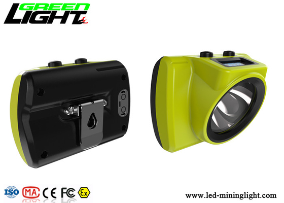 transmittance sans fil 99% de lentille de verre trempé de lampe de chapeau de mineurs menés de 18000lux 385lum