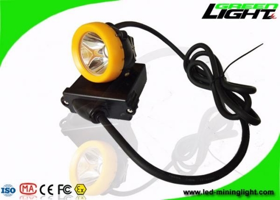 Batterie de l'exploitation 10000lux 6.6Ah de Cree Source Cordless Cap Lamp avec le bouton de silicium