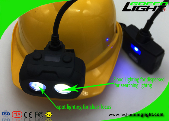 Le phare rechargeable IP68 de la double poutre LED imperméabilisent la lumière avec Cree Led 15000lux
