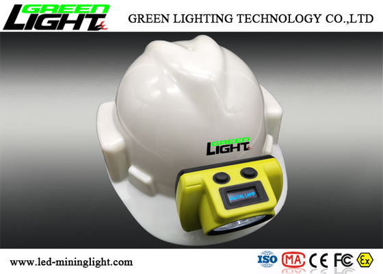 385lum luminosité de capacité de batterie du matériel 6800mA d'ABS de lampe de chapeau de mineurs du CREE LED intense