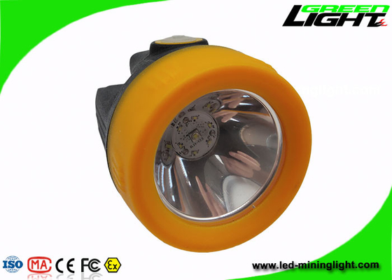 Lampes de chapeau d'exploitation de lumière du casque antichoc LED, lumière rechargeable 3.7V de chapeau de mine sans fil