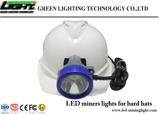 La lentille à l'épreuve des balles a mené la lampe de chapeau de mineurs 6,6 oh Li - Ion Battery 1000lux IP68 imperméable