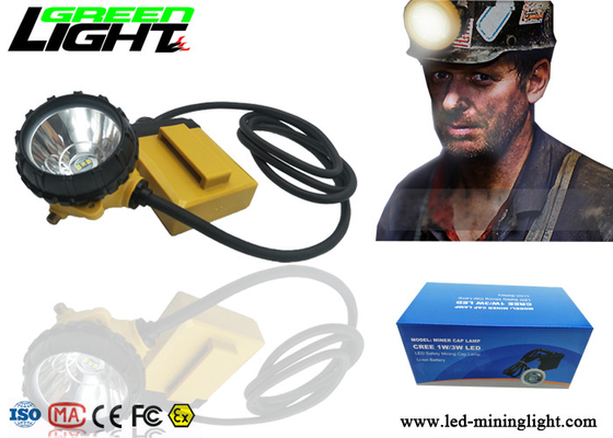 Le phare portatif de 25000 Lux Rechargeable LED, 10.4Ah a attaché la lampe de chapeau de extraction IP68