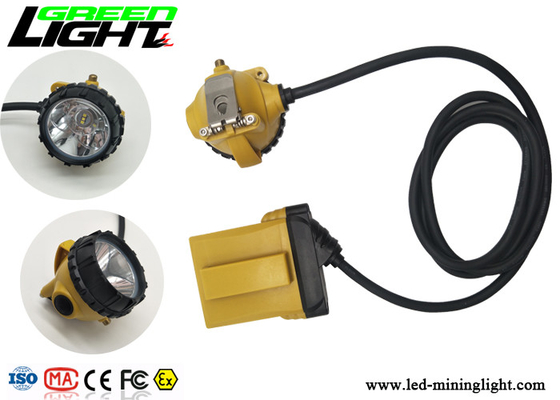 Le phare portatif de 25000 Lux Rechargeable LED, 10.4Ah a attaché la lampe de chapeau de extraction IP68
