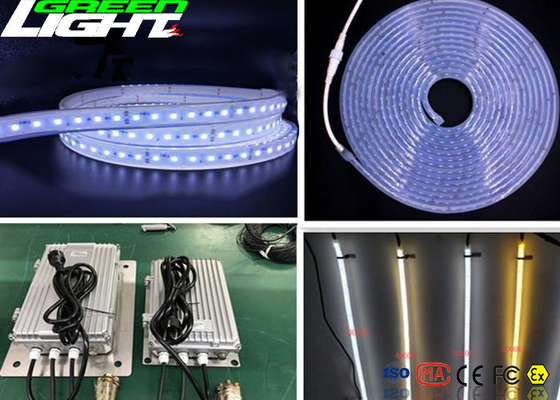 Lumière flexible menée blanche chaude de bande, lumières de bande menées imperméables au-dessus de la protection actuelle