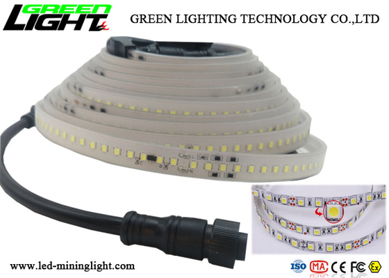 Entretien blanc flexible de silicium de lumières de bande de C.C 24V LED résistant aux chocs