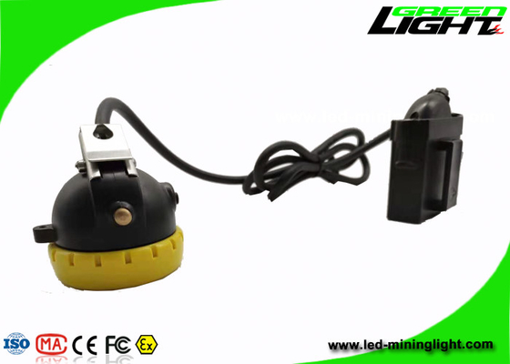Batterie de allumage industrielle de la lampe de chapeau de mineurs de LED 10000lux 7.8Ah avec le chapeau de bouton de silicium
