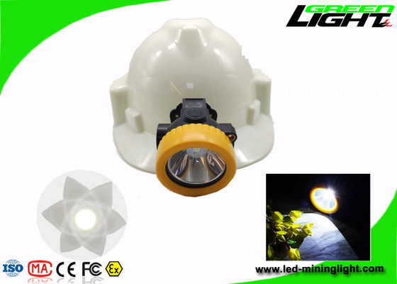 Lithium Ion Battery 4500lux de la lampe de chapeau de lumière de tunnel de Recharegable LED de PC 2.2Ah