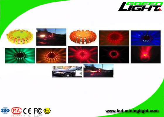 Le trafic rechargeable en plastique de fusée de route de voyant d'alarme du disque LED de secours USB 3 LED