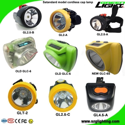 La batterie rechargeable menée sans fil compacte Msha de la lampe de chapeau de mineurs 6.8ah a approuvé