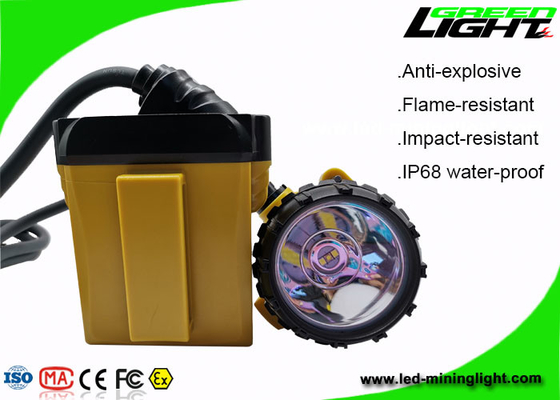 La batterie 1200 d'éclat de la lampe de chapeau de mineurs de la haute performance LED 25000lux fait un cycle