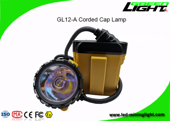 La batterie 1200 d'éclat de la lampe de chapeau de mineurs de la haute performance LED 25000lux fait un cycle