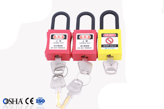 serrures en acier de lock-out de sécurité de dispositif d'accrochage de 38MM avec les clés machine