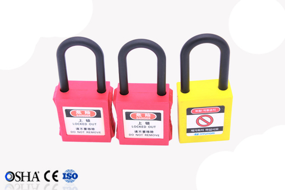 serrures en acier de lock-out de sécurité de dispositif d'accrochage de 38MM avec les clés machine