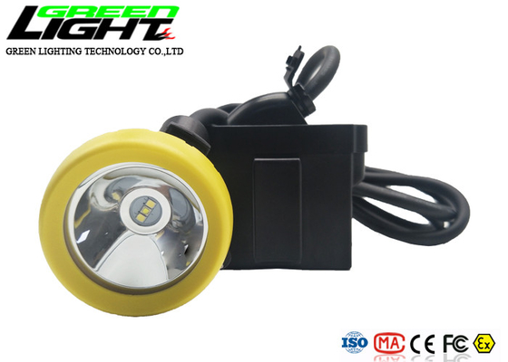 Lampe de chapeau de mineurs de l'ABS 10000lux LED de chargeur du lon 2A de lithium