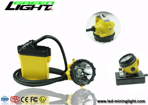 10400mAh en aluminium 25000lux Cree Led Coal Miners Lamp