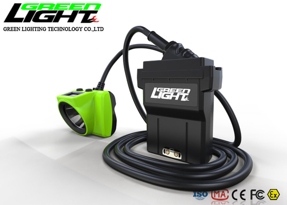 Lampe de chapeau de mineurs de l'affichage IP68 530LUM 25000LUX LED d'OLED