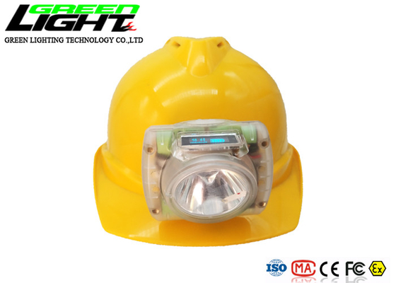Lampe de chapeau transparente de mineurs de l'ABS 385LUM LED du cas 15000lux