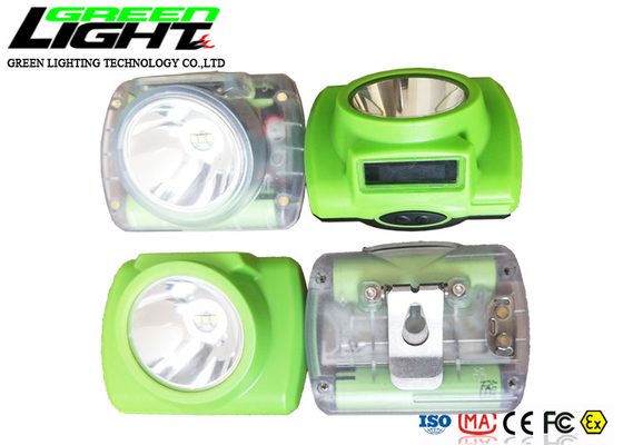 Lampe de chapeau transparente de mineurs de l'ABS 385LUM LED du cas 15000lux