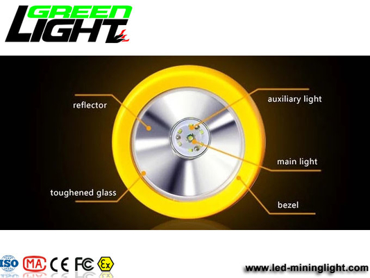 Lampe de chapeau rechargeable de mineurs de l'ABS LED de 8000LUX 450mA