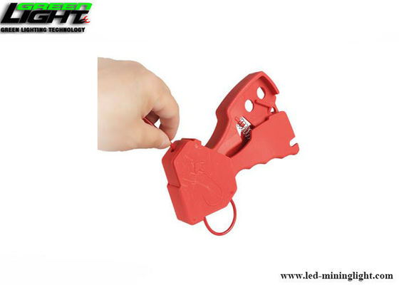 Revêtement réglable de PVC type lock-out de poignée de 1/8" de 2.4m de câble